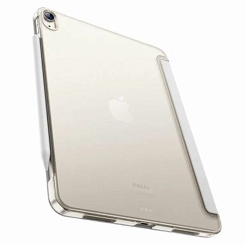 Чехол iPad 2025 (11 Gen) Keephone Leno Skin-Like Touch, бежевый