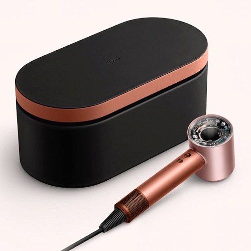 Фен Dyson Supersonic HD16, Янтарный, Пыльно-розовый (футляр)