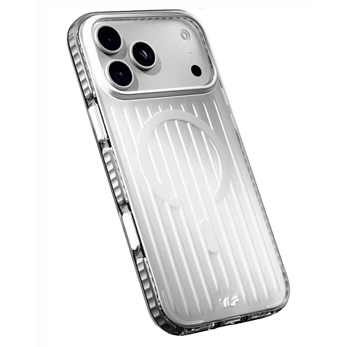 Чехол iPhone 18 Pro/17 Pro VLP Pulse Case с MagSafe, серебристый
