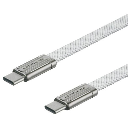Кабель Keephone Weaveport Type-C to Type-C 60W, белый