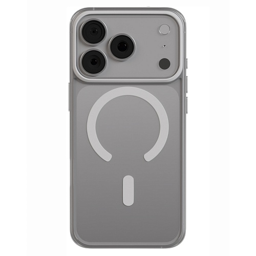 Чехол iPhone 17 Pro AceCase Crystal Shield, белый