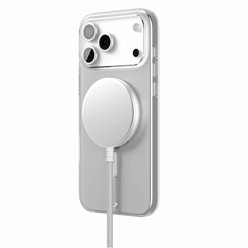 Чехол iPhone 17 Pro Max VLP Puro Case с MagSafe, прозрачный