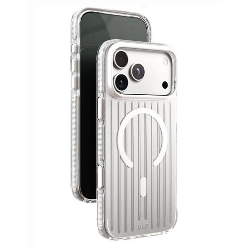 Чехол iPhone 18 Pro Max/17 Pro Max VLP Pulse Case с MagSafe, серебристый