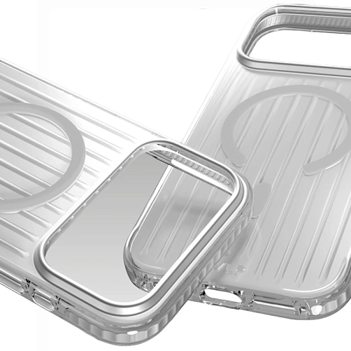 Чехол iPhone 18 Pro Max/17 Pro Max VLP Pulse Case с MagSafe, серебристый