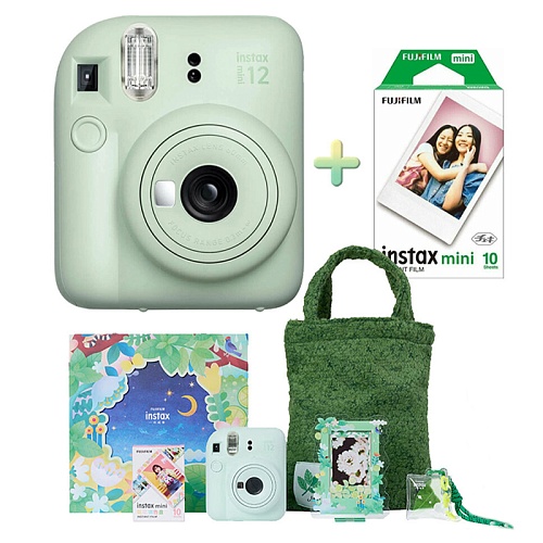Фотоаппарат Fujifilm Instax Mini 12, Подарочный набор, фисташковый