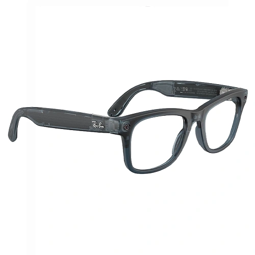 Умные Очки Ray-Ban Meta Wayfarer Gen 3, Matte Transparent Ocean Blue, Clear/Grey Transitions, Размер M