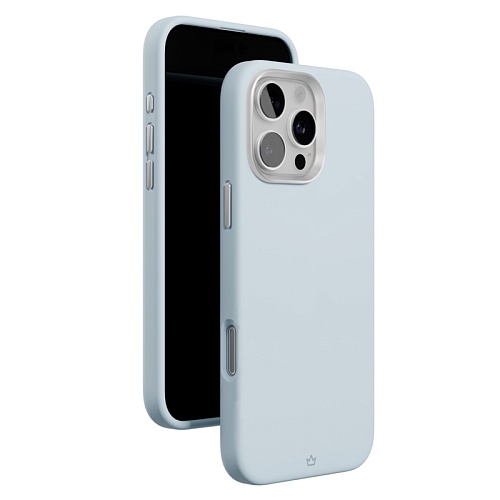 Чехол iPhone 16 Pro Max vlp Aster Pro Case с MagSafe, голубой