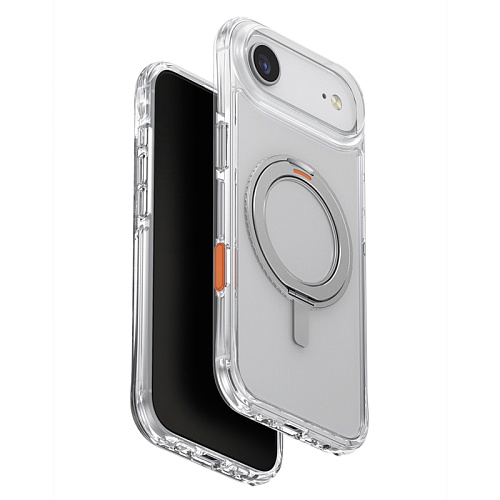 Чехол iPhone Air Uniq Swivix with 360-Rotating stand Lucent Magsafe, прозрачный