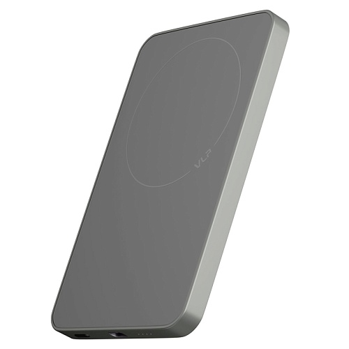 Аккумулятор Внешний vlp Diamond Energy MagSafe, Qi2, 5000 mAh, 3A, USB-C, натуральный титан