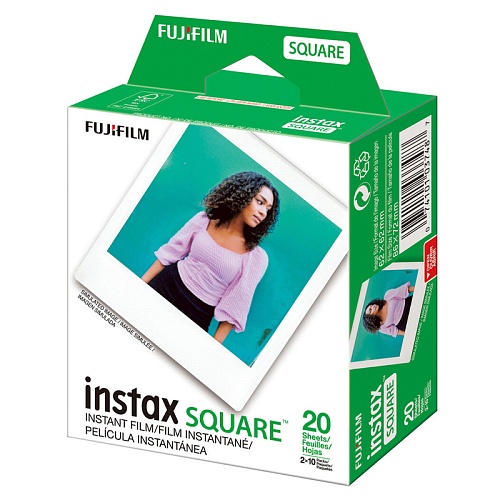 Картриджи Для Фотоаппарата Instax SQUARE Fujifilm (20 Снимков)