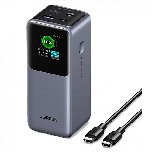 Внешний аккумулятор UGREEN PB721 20000mAh, серый