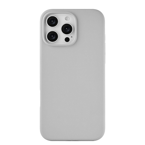 Чехол uBear Touch Mag Case iPhone 16 Pro Max, софт-тач, светло-серый