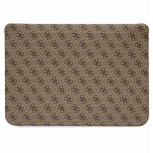 картинка Чехол Guess для ноутбуков 16" Sleeve 4G Stripes Brown