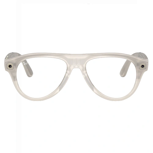 Умные Очки Ray-Ban Meta Aviator Gen 3, Polished Milky Warm Beige, Clear/Brown Transitions, Размер M