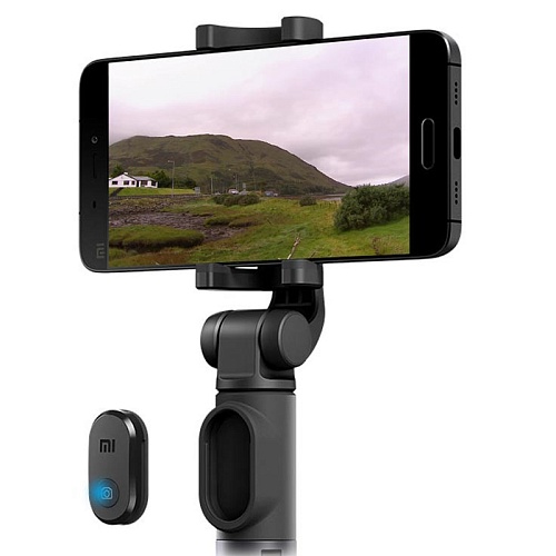 Xiaomi Bluetooth Selfie Stick Tripod For Camera Stand Alone Remote (Black)