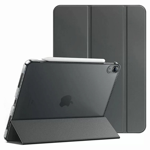 Чехол iPad 2025 (11 Gen) Keephone Leno Skin-Like Touch, черный