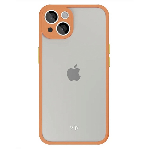 Чехол защитный VLP Matte Case для iPhone 13, оранжевый