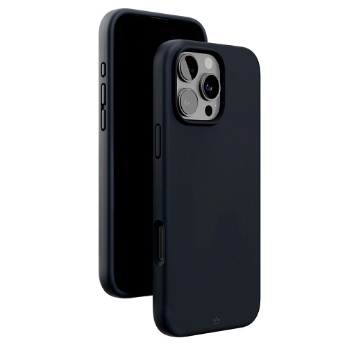 Чехол iPhone 16 Pro Max vlp Aster Case С MagSafe, темно-синий