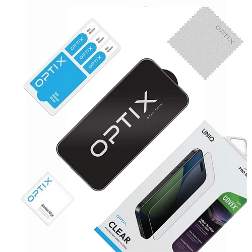 Защитное Стекло iPhone 17 Pro Max Uniq OPTIX Clear (+installer)