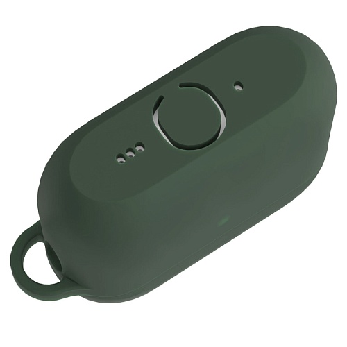 Чехол Для AirPods Pro 3 VLP Charm Case Силиконовый, темно-зеленый