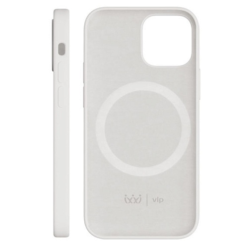 Чехол iPhone 13 mini "vlp" Silicone Case MagSafe, белый