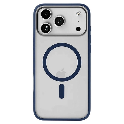 Чехол iPhone 17 Pro Max uBear Cloud Mag Case, MagSafe, синий
