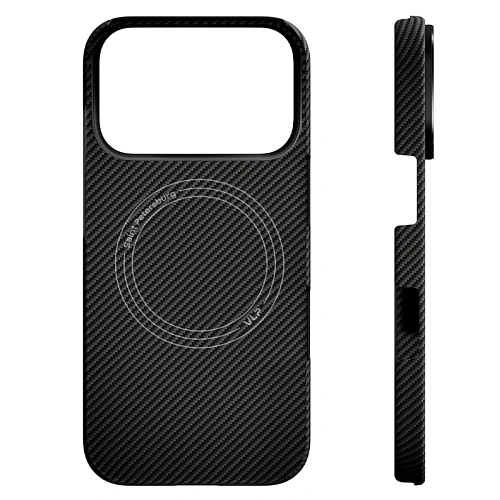 Чехол iPhone 18 Pro/17 Pro VLP Kevlar Case с MagSafe, черный