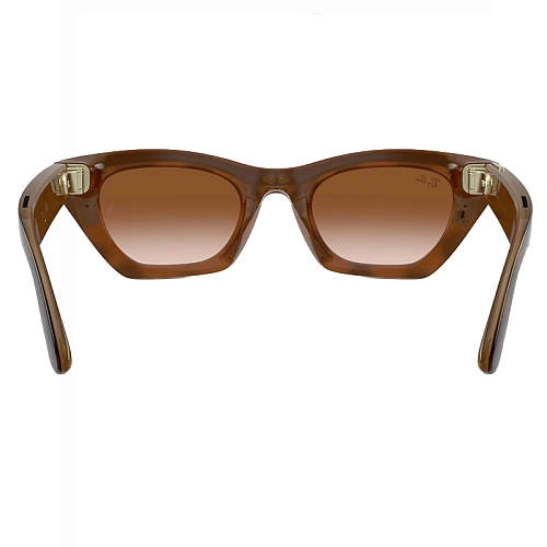 Умные Очки Ray-Ban Meta Zena Gen 3, Polished Havana, Gradient Brown, Размер M