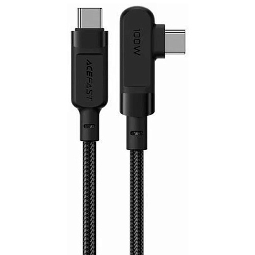 Кабель угловой ACEFAST C5-03 USB-C to USB-C 100W, черный