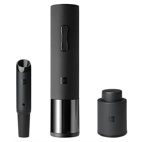 Набор для вина Xiaomi HuoHou Electric Wine Opener Deluxe 3 in 1, Black