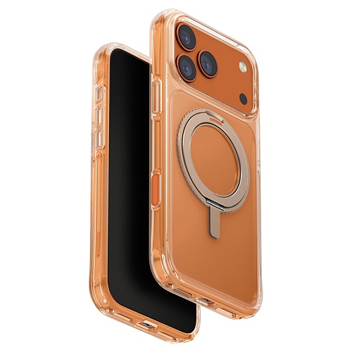 Челох iPhone 17 Pro Max Uniq Swivix with 360-Rotating stand Magsafe, золотой
