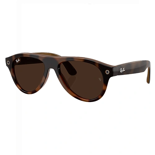 Умные Очки Ray-Ban Meta Aviator Gen 3, Polished Havana, Clear/Brown Transitions, Размер M