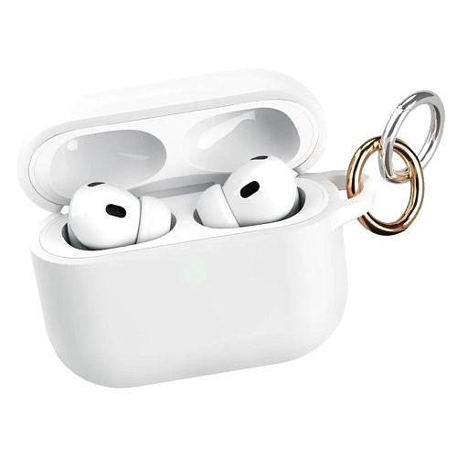 Чехол Для AirPods Pro 3 VLP Charm Case Силиконовый, белый