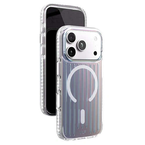 Чехол iPhone 18 Pro/17 Pro VLP Pulse Case с MagSafe, перламутровый