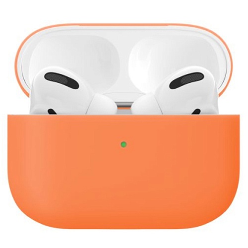 Чехол силиконовый "vlp" Soft Touch для AirPods Pro, оранжевый