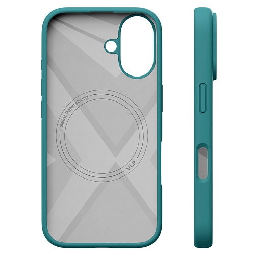 Чехол iPhone 16 vlp Aster Case С MagSafe, зеленый