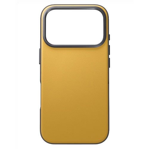 Чехол iPhone 17 Pro Max Uniq Lyden DS Magsafe, желтый/серый
