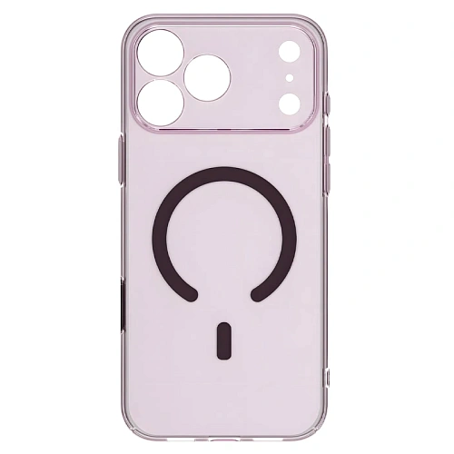 Чехол iPhone 18 Pro/17 Pro Uniq AirSuit Glossy MagSafe, бургунди