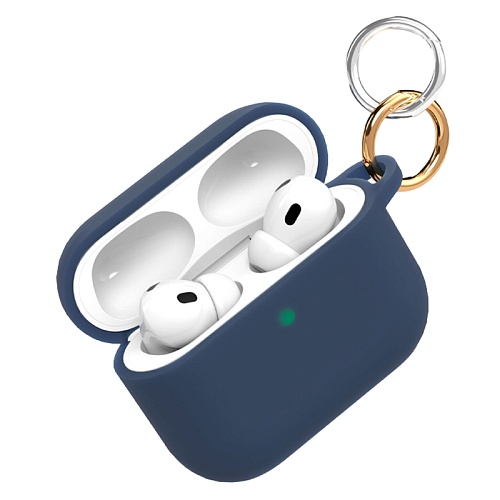 Чехол Для AirPods Pro 3 VLP Charm Case Силиконовый, темно-синий