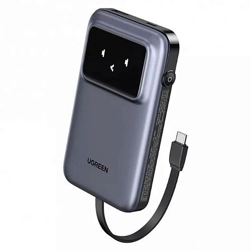 Внешний Аккумулятор Ugreen UNO, 10000 mAh, серый