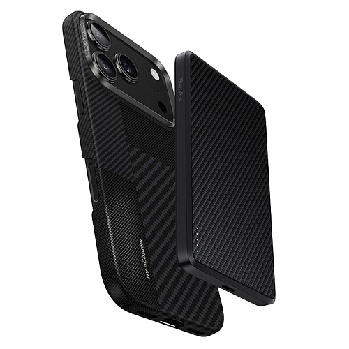 Чехол iPhone 17 Pro Max Benks Montage ArmorAir Case built with Kevlar, черный
