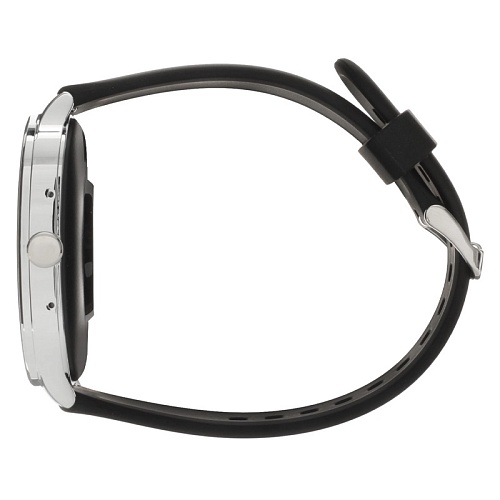 Умные Часы Xiaomi Amazfit Pop 3S, серебристый корпус, черный ремешок