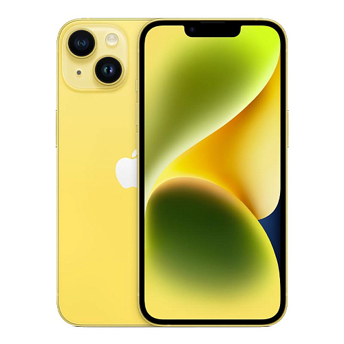 iPhone 14, 128 ГБ, желтый