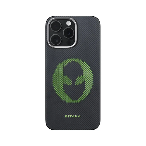 Чехол PITAKA Aries Tactile Woven Case для iPhone 16 Pro Max, принт чужой