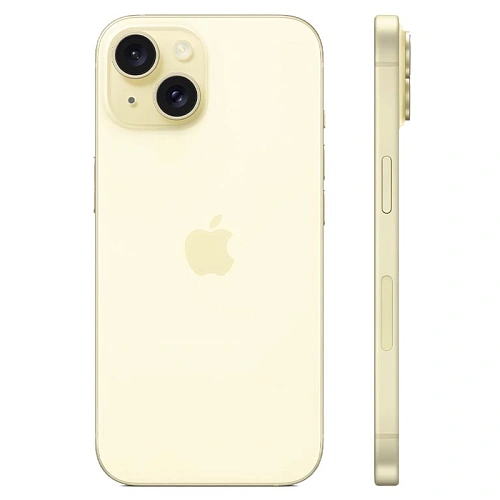 iPhone 15, 128 ГБ, желтый