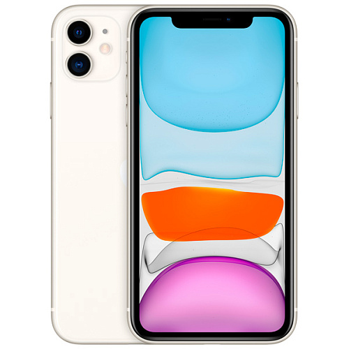 iPhone 11, 64 ГБ, белый