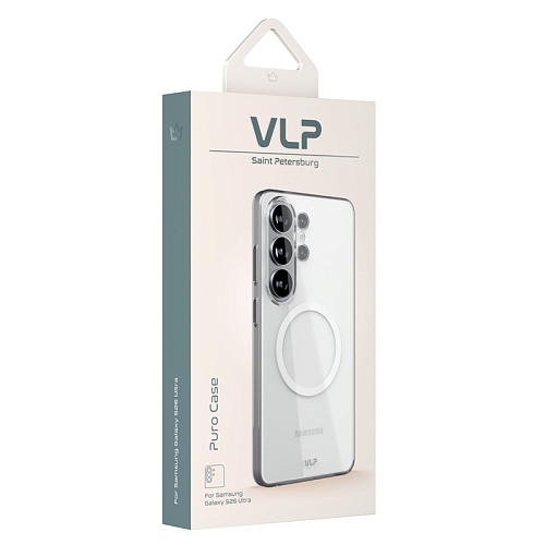 Чехол Samsung Galaxy S26 Ultra VLP Puro Case с MagSafe, Прозрачный