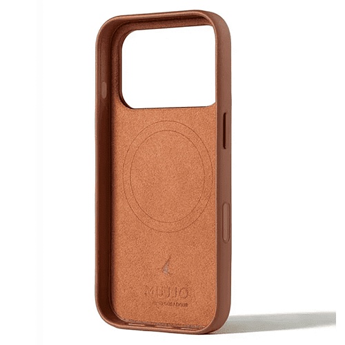 Чехол iPhone 17 Pro Max Mujjo Leather Wallet, песочный