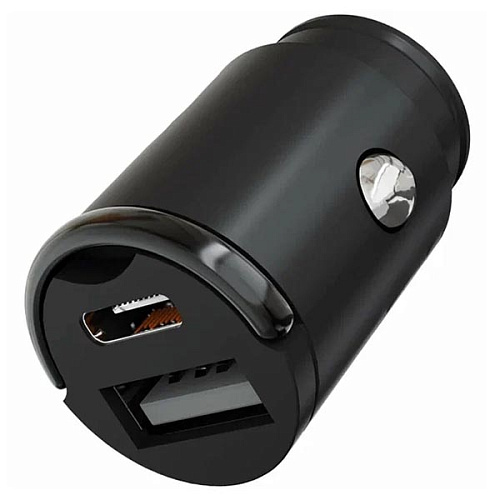АЗУ "vlp" С-Power 45W USB-C+USB-A, PD, QC, USB-C кабель, черный