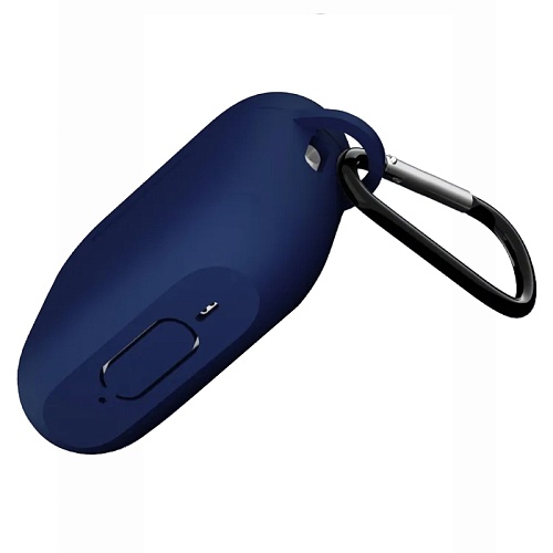 Чехол Для AirPods Pro 3 Gurdini Soft Touch С Карабином, темно-синий